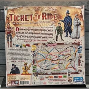 Ticket to Ride Days of Wonder Board Game
